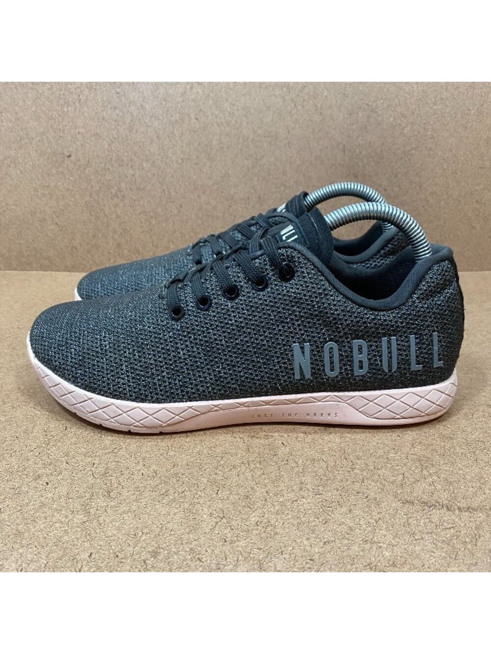 Nobull Outwork Cross-training Black Gum Knit  Womens Size 8.5 Athletic Sneakers